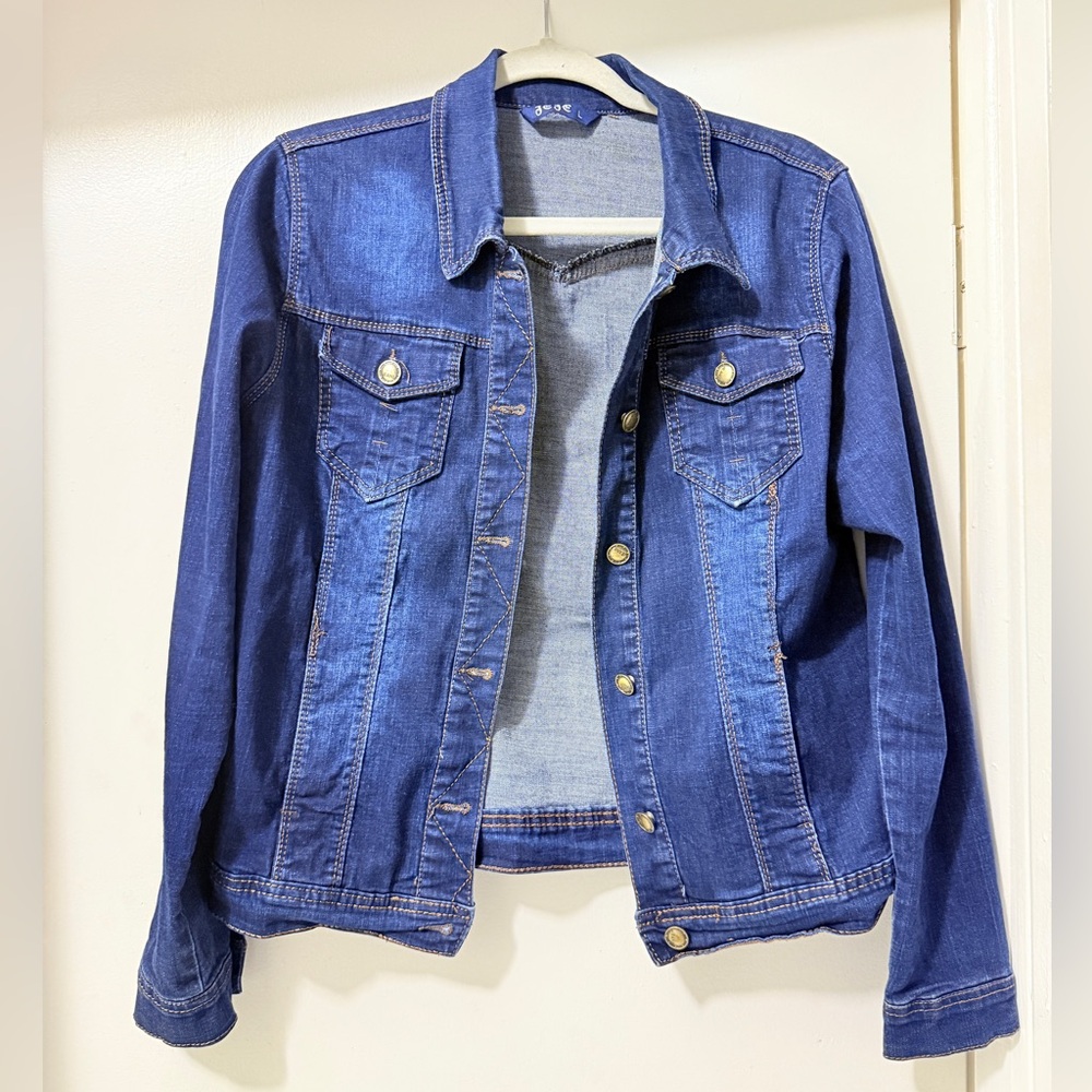 Dark Blue Jean Jacket for Women